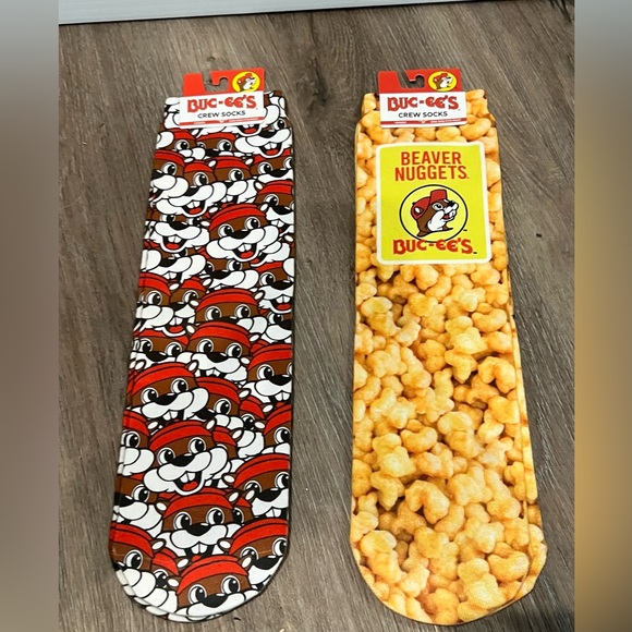 Buc-ee’s Accessories - FUN Buc-ee’s Crew Socks!! 2 different pairs!! NWT